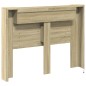 vidaXL Cabecero de cama con luz LED roble Sonoma 140x16,5x103,5 cm vidaXL Cabecero de cama con luz LED roble Sonoma 140x16,5x103,5 cm