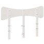 vidaXL Cabecero de cama madera maciza de pino blanco 120 cm vidaXL Cabecero de cama madera maciza de pino blanco 120 cm