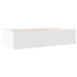 vidaXL Tumbona con cajones madera de ingeniería blanco 75x190 cm vidaXL Tumbona con cajones madera de ingeniería blanco 75x190 cm