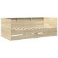 vidaXL Tumbona con cajones madera ingeniería roble Sonoma 75x190 cm vidaXL Tumbona con cajones madera ingeniería roble Sonoma 75x190 cm