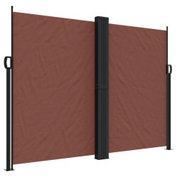 vidaXL Toldo lateral retráctil marrón 180x1000 cm