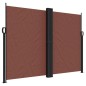 vidaXL Toldo lateral retráctil marrón 180x1000 cm vidaXL Toldo lateral retráctil marrón 180x1000 cm
