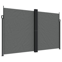 vidaXL Toldo lateral retráctil gris antracita 200x1000 cm