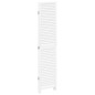 vidaXL Biombo separador de 3 paneles madera maciza Paulownia blanco vidaXL Biombo separador de 3 paneles madera maciza Paulownia blanco