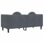 vidaXL Sofá con cojines 2 plazas terciopelo gris oscuro vidaXL Sofá con cojines 2 plazas terciopelo gris oscuro