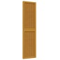 vidaXL Biombo separador de 3 paneles madera maciza paulownia marrón vidaXL Biombo separador de 3 paneles madera maciza paulownia marrón