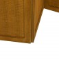 vidaXL Biombo separador de 3 paneles madera maciza paulownia marrón vidaXL Biombo separador de 3 paneles madera maciza paulownia marrón