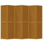 vidaXL Biombo separador de 6 paneles madera maciza paulownia marrón vidaXL Biombo separador de 6 paneles madera maciza paulownia marrón