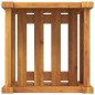 vidaXL Jardinera con forro madera maciza de acacia 31x31x30 cm vidaXL Jardinera con forro madera maciza de acacia 31x31x30 cm