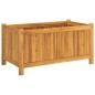 vidaXL Jardinera con forro madera maciza de acacia 80x42x40 cm vidaXL Jardinera con forro madera maciza de acacia 80x42x40 cm