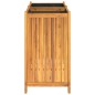 vidaXL Jardinera con forro madera maciza de acacia 84x42x75 cm vidaXL Jardinera con forro madera maciza de acacia 84x42x75 cm