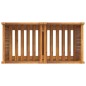 vidaXL Jardinera con forro madera maciza de acacia 84x42x75 cm vidaXL Jardinera con forro madera maciza de acacia 84x42x75 cm