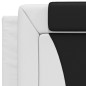 vidaXL Cama con colchón cuero sintético blanco y negro 90x190 cm vidaXL Cama con colchón cuero sintético blanco y negro 90x190 cm