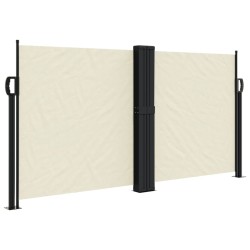 vidaXL Toldo lateral retráctil crema 120x600 cm