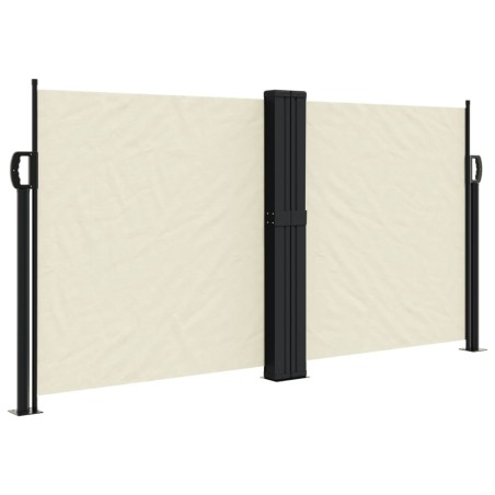 vidaXL Toldo lateral retráctil crema 120x600 cm
