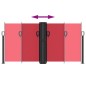vidaXL Toldo lateral retráctil rojo 120x600 cm vidaXL Toldo lateral retráctil rojo 120x600 cm
