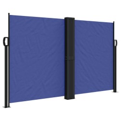 vidaXL Toldo lateral retráctil azul 140x600 cm