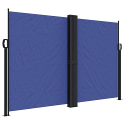 vidaXL Toldo lateral retráctil azul 160x600 cm