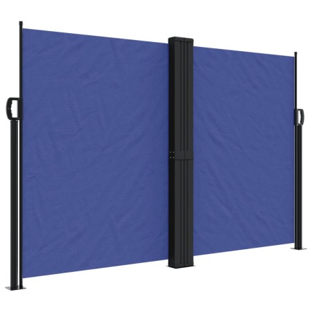 vidaXL Toldo lateral retráctil azul 160x600 cm