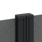 vidaXL Toldo lateral retráctil gris antracita 200x600 cm vidaXL Toldo lateral retráctil gris antracita 200x600 cm