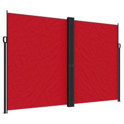 vidaXL Toldo lateral retráctil rojo 220x600 cm