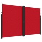 vidaXL Toldo lateral retráctil rojo 220x600 cm vidaXL Toldo lateral retráctil rojo 220x600 cm