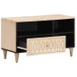 vidaXL Mueble de TV madera maciza de mango 80x33x46 cm vidaXL Mueble de TV madera maciza de mango 80x33x46 cm