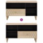 vidaXL Mueble de TV madera maciza de mango 80x33x46 cm vidaXL Mueble de TV madera maciza de mango 80x33x46 cm