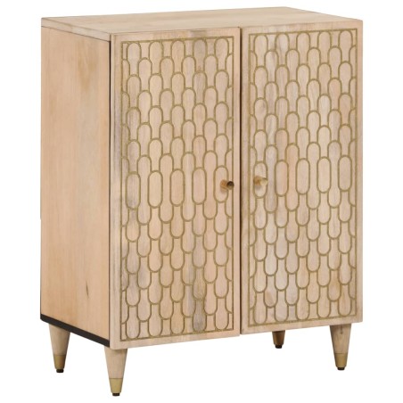 vidaXL Armario auxiliar madera maciza de mango 60x33x75 cm