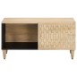 vidaXL Mesa de centro de madera maciza de mango 80x50x40 cm vidaXL Mesa de centro de madera maciza de mango 80x50x40 cm