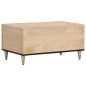vidaXL Mesa de centro de madera maciza de mango 80x50x40 cm vidaXL Mesa de centro de madera maciza de mango 80x50x40 cm