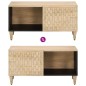 vidaXL Mesa de centro de madera maciza de mango 80x50x40 cm vidaXL Mesa de centro de madera maciza de mango 80x50x40 cm
