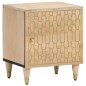 vidaXL Mesita de noche de madera maciza de mango 40x33x46 cm vidaXL Mesita de noche de madera maciza de mango 40x33x46 cm