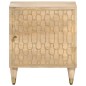 vidaXL Mesita de noche de madera maciza de mango 40x33x46 cm vidaXL Mesita de noche de madera maciza de mango 40x33x46 cm