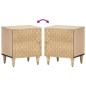 vidaXL Mesita de noche de madera maciza de mango 40x33x46 cm vidaXL Mesita de noche de madera maciza de mango 40x33x46 cm