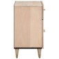 vidaXL Mesita de noche madera maciza de mango 50x33x60 cm vidaXL Mesita de noche madera maciza de mango 50x33x60 cm