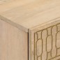 vidaXL Mesita de noche de madera maciza de mango 40x33x46 cm vidaXL Mesita de noche de madera maciza de mango 40x33x46 cm