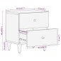 vidaXL Mesita de noche de madera maciza de mango 40x33x46 cm vidaXL Mesita de noche de madera maciza de mango 40x33x46 cm