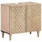 vidaXL Armario de lavabo para baño madera maciza de mango 62x33x58 cm vidaXL Armario de lavabo para baño madera maciza de mango 62x33x58 cm