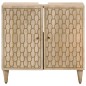 vidaXL Armario de lavabo para baño madera maciza de mango 62x33x58 cm vidaXL Armario de lavabo para baño madera maciza de mango 62x33x58 cm