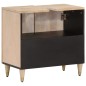 vidaXL Armario de lavabo para baño madera maciza de mango 62x33x58 cm vidaXL Armario de lavabo para baño madera maciza de mango 62x33x58 cm