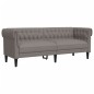 vidaXL Juego de sofás 2 piezas tela gris taupe vidaXL Juego de sofás 2 piezas tela gris taupe