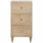 vidaXL Armario auxiliar madera maciza de mango 40x33x75 cm