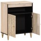 vidaXL Armario auxiliar madera maciza de mango 60x33x75 cm vidaXL Armario auxiliar madera maciza de mango 60x33x75 cm