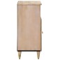 vidaXL Armario auxiliar madera maciza de mango 60x33x75 cm vidaXL Armario auxiliar madera maciza de mango 60x33x75 cm