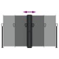 vidaXL Toldo lateral retráctil gris antracita 140x600 cm vidaXL Toldo lateral retráctil gris antracita 140x600 cm
