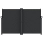 vidaXL Toldo lateral retráctil negro 160x600 cm vidaXL Toldo lateral retráctil negro 160x600 cm