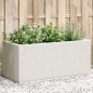 vidaXL Jardinera PP blanco 80x36x35 cm vidaXL Jardinera PP blanco 80x36x35 cm