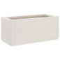 vidaXL Jardinera PP blanco 80x36x35 cm vidaXL Jardinera PP blanco 80x36x35 cm