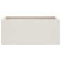 vidaXL Jardinera PP blanco 80x36x35 cm vidaXL Jardinera PP blanco 80x36x35 cm